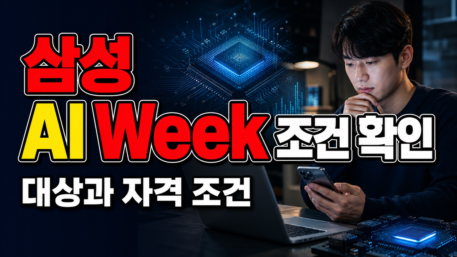 삼성 AI Week 7% 할인에 캐시백도 중복될까? 오늘 시작 3회차 조건 확인 관련 핵심 정보를 상징적으로 보여주는 썸네일 이미지